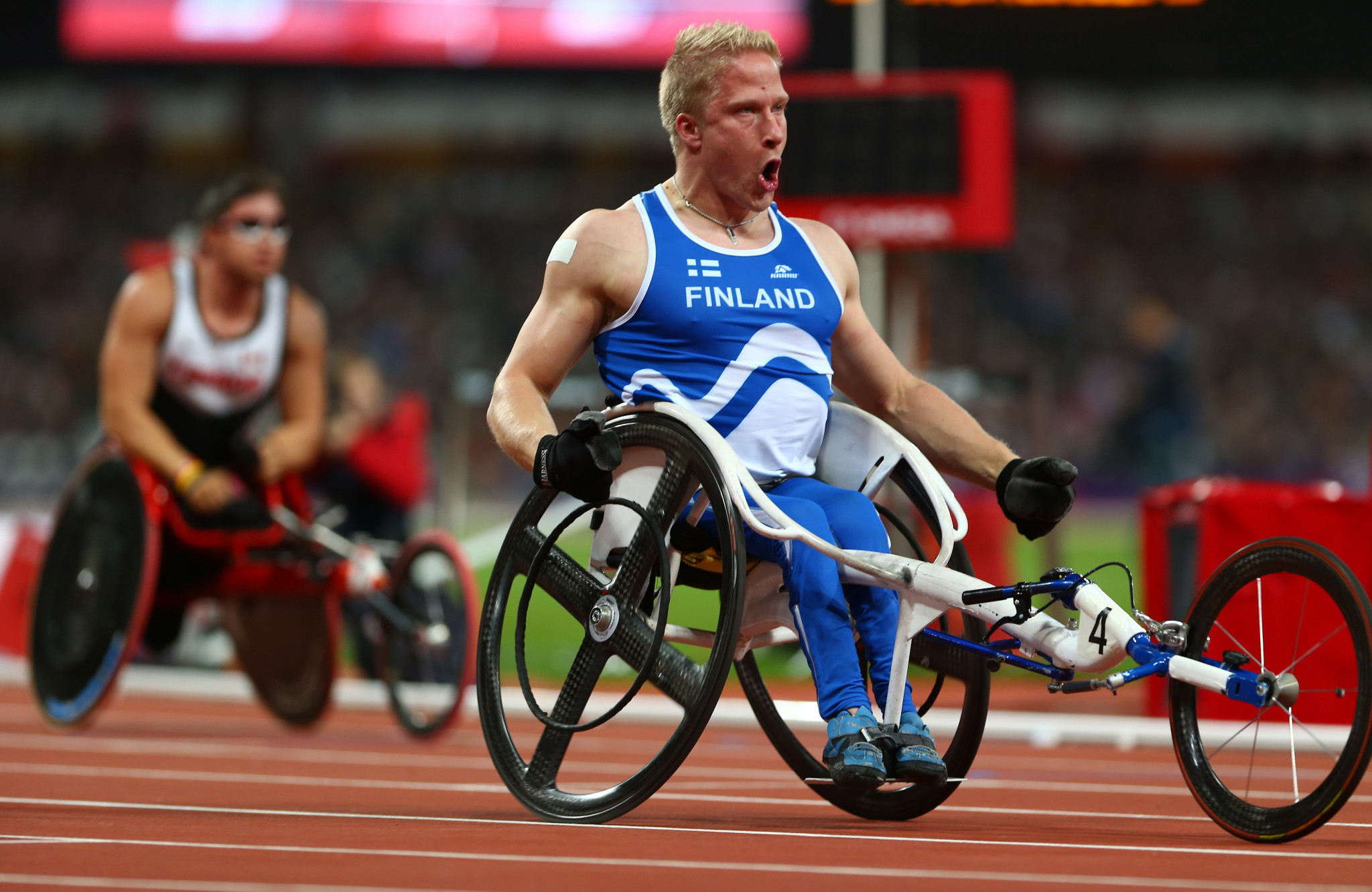 Finland's Leo-Pekka Tähti is a four-time Paralympic champion in the 100m ©Getty Images