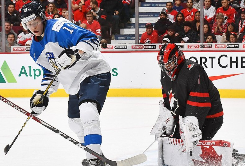Canada suffered a shock defeat to Finland in the IIHF World Junior Championships quarter-final ©IIHF