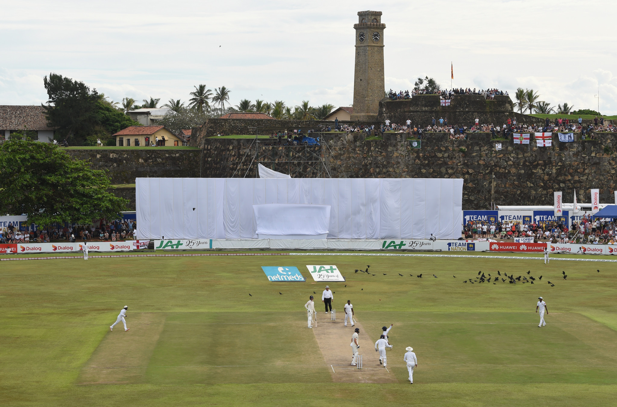 A television documentary aired by Al-Jazeera reportedly showed the Galle groundsman claiming he could adjust the wicket for betting purposes ©Getty Images
