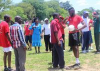 Fifty participants attended the blind football workshops held by the Zimbabwe National Paralympic Committee ©IBSA