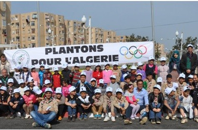 The Algerian Olympic Committee has participated in a project to plant 1,000 new trees ©COA