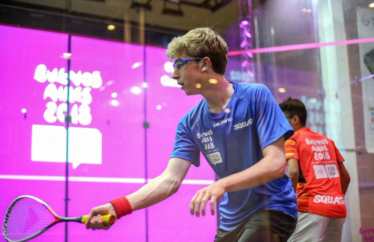 Squash was exhibited at the Buenos Aires Youth Olympic Games, with Alex Gough highlighting the event as a significant moment for squash in 2018 ©SquashCanada