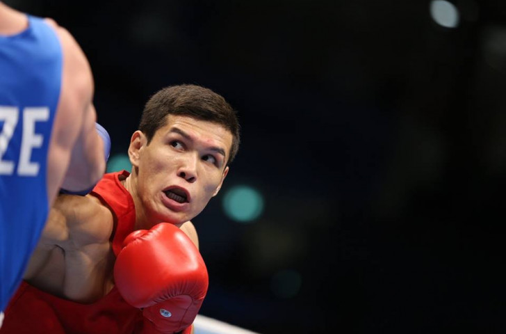 Number one seeded weltwerweight, Daniyar Yeleussinov of Kazakhstan, remains in the hunt to defend his world title ©AIBA/Facebook 