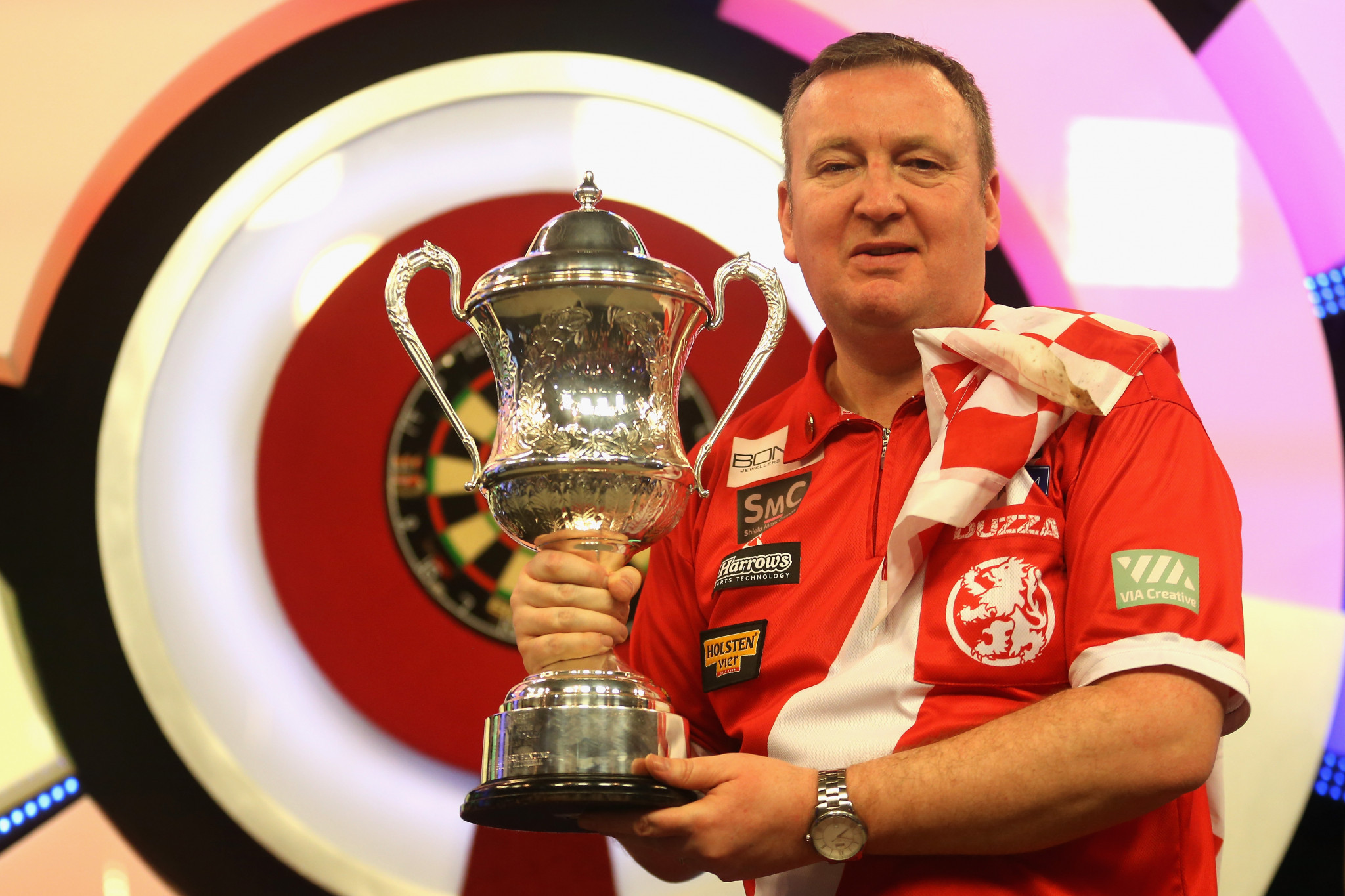 Glen Durrant is aiming for a third consecutive BDO world title ©Getty Images