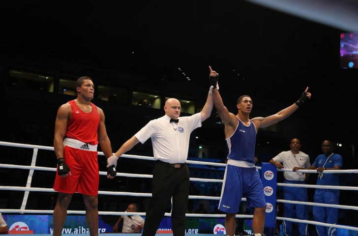 The final bout of the session was won by French super heavyweight Tony Yoka against Great Britain's Joe Joyce ©AIBA/Facebook