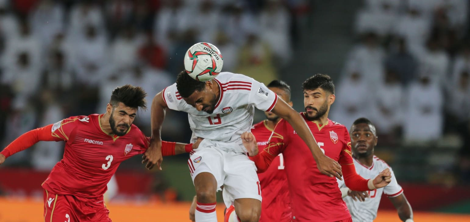 The United Arab Emirates dominated the ball in today's opening game but needed a late penalty to salvage a point ©AFC