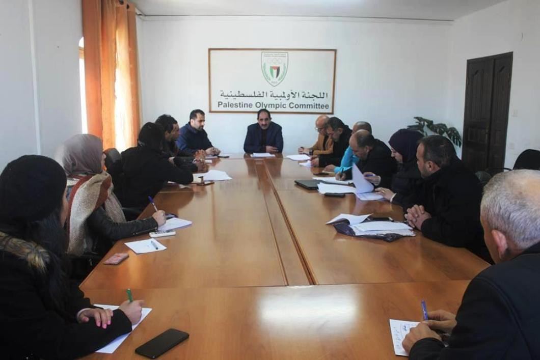 Palestine's National Olympic Committee met with top officials from Palestine's athletics, volleyball and basketball federations and plan to meet with more federations soon ©OCA