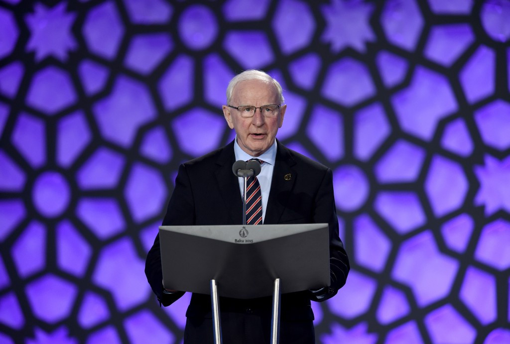 IOC autonomy tsar Patrick Hickey led the Olympic Movement delegation at the meeting ©Getty Images