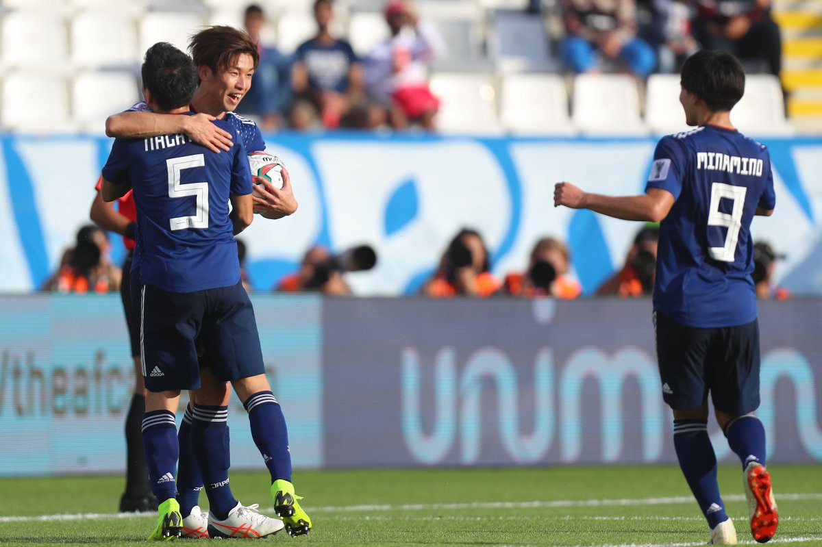 Four-time Asian Cup champions Japan have got off to a winning start in this year's competition ©AFC/Twitter