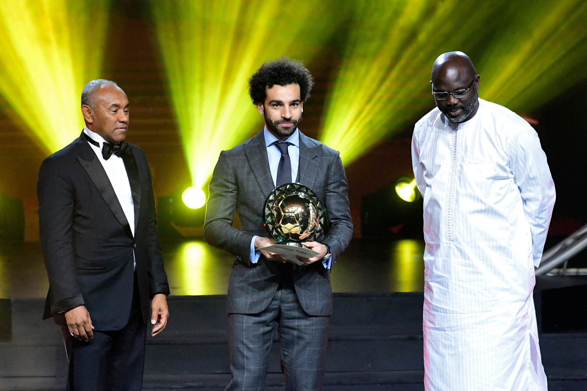 Liverpool and Egypt forward Mohamed Salah has been named African Footballer of the Year for the second time in a row ©Getty Images