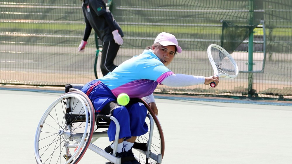 Huang and Khanthasit among players through to last eight at Bendigo Wheelchair Tennis Open