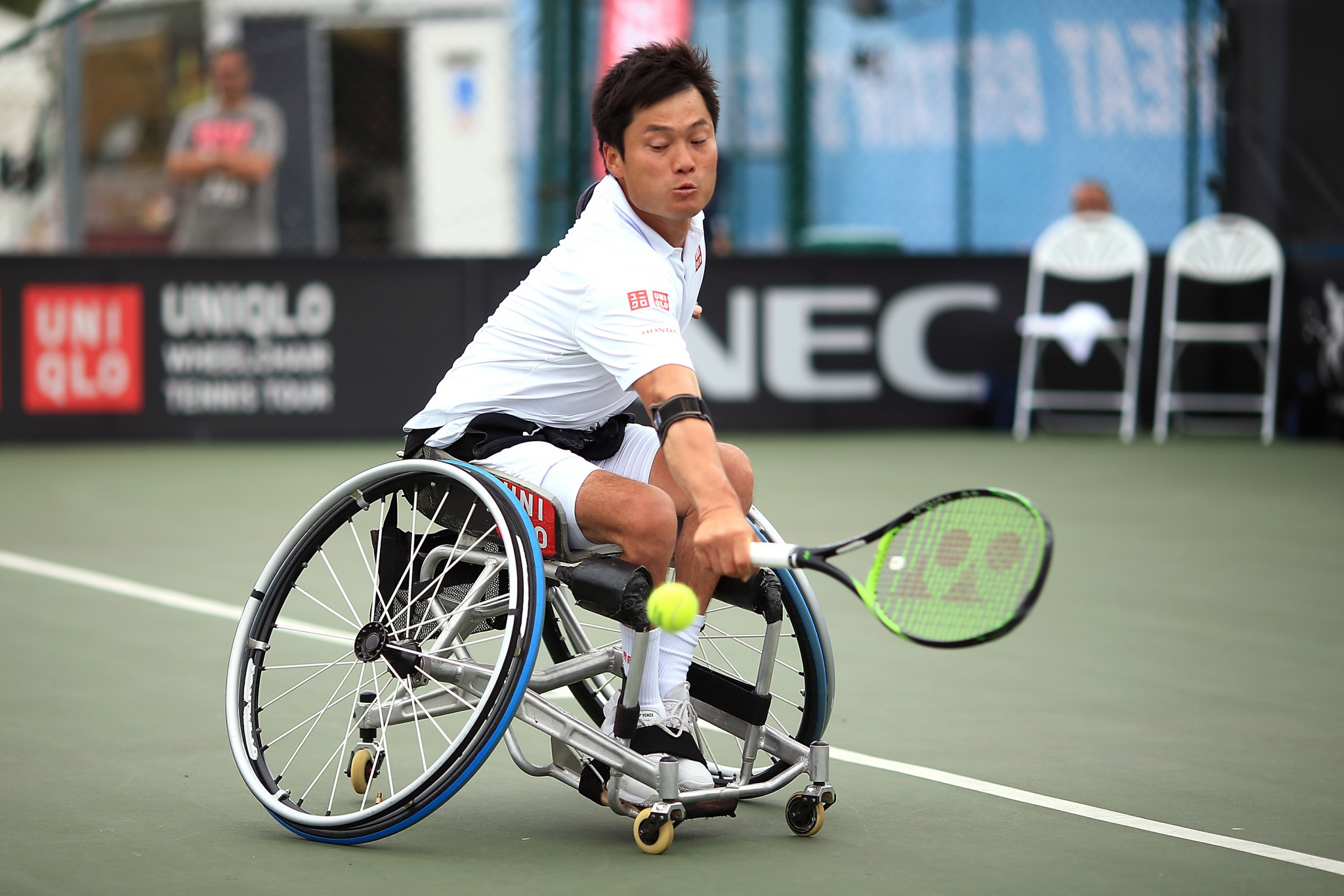 World number one Shingo Kunieda of Japan is through to the men's singles quarter-finals ©Getty Images
