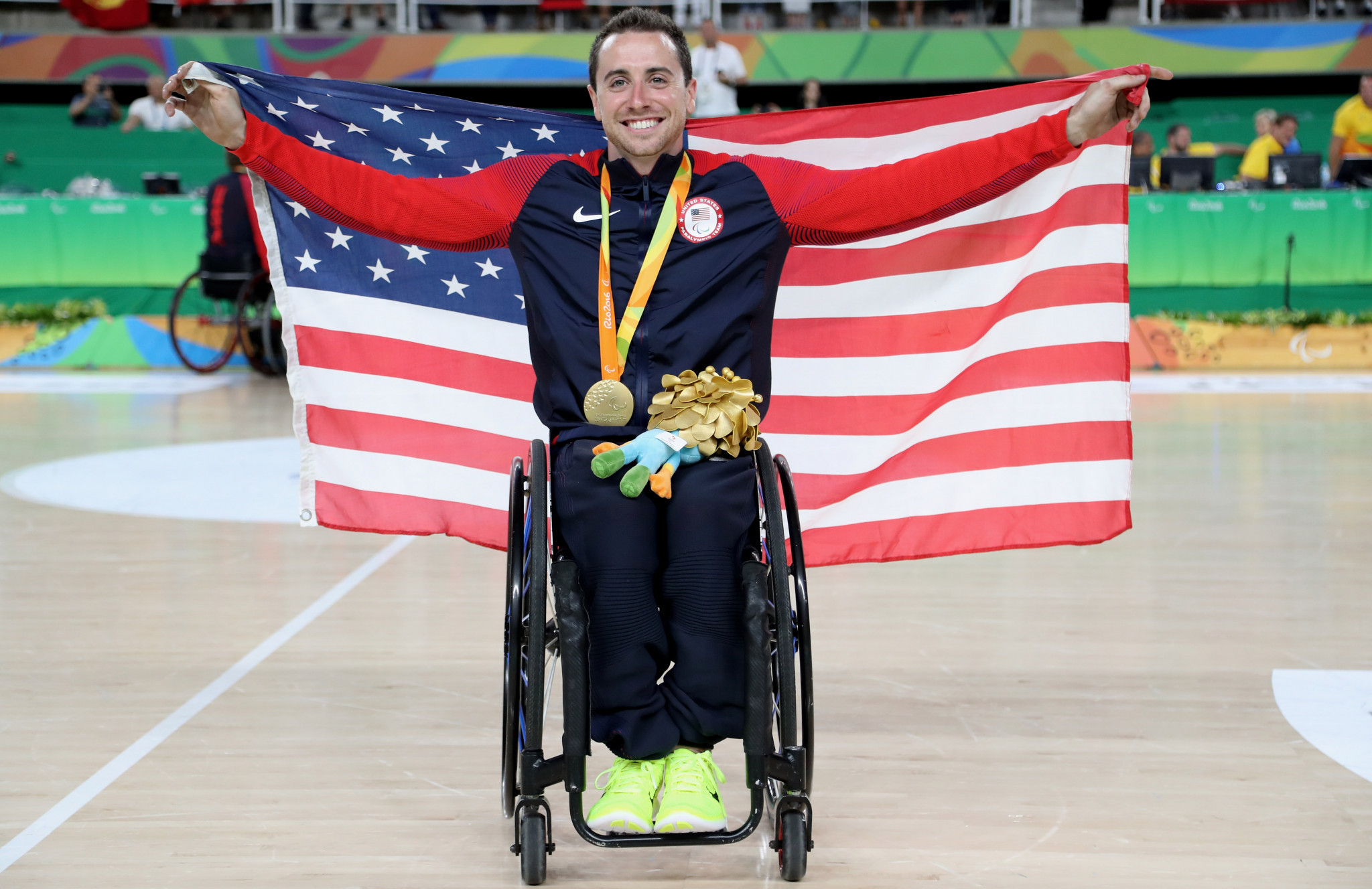 Steve Serio, who won gold with the US wheelchair basketball team at the 2015 Parapan American Games and 2016 Rio Paralympics, is in the initial selection for the 2019 team ©Getty Images