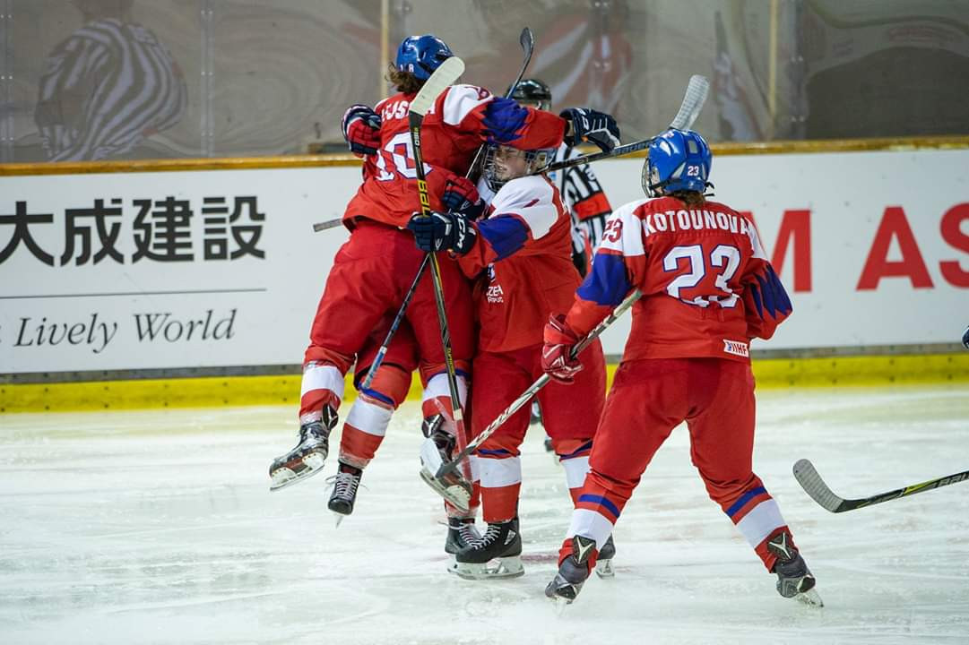 The Czech Republic defeated Japan 6-0 in the first of three relegation games at the IIHF Under-18 Women's World Championship in Obihiro ©IIHF