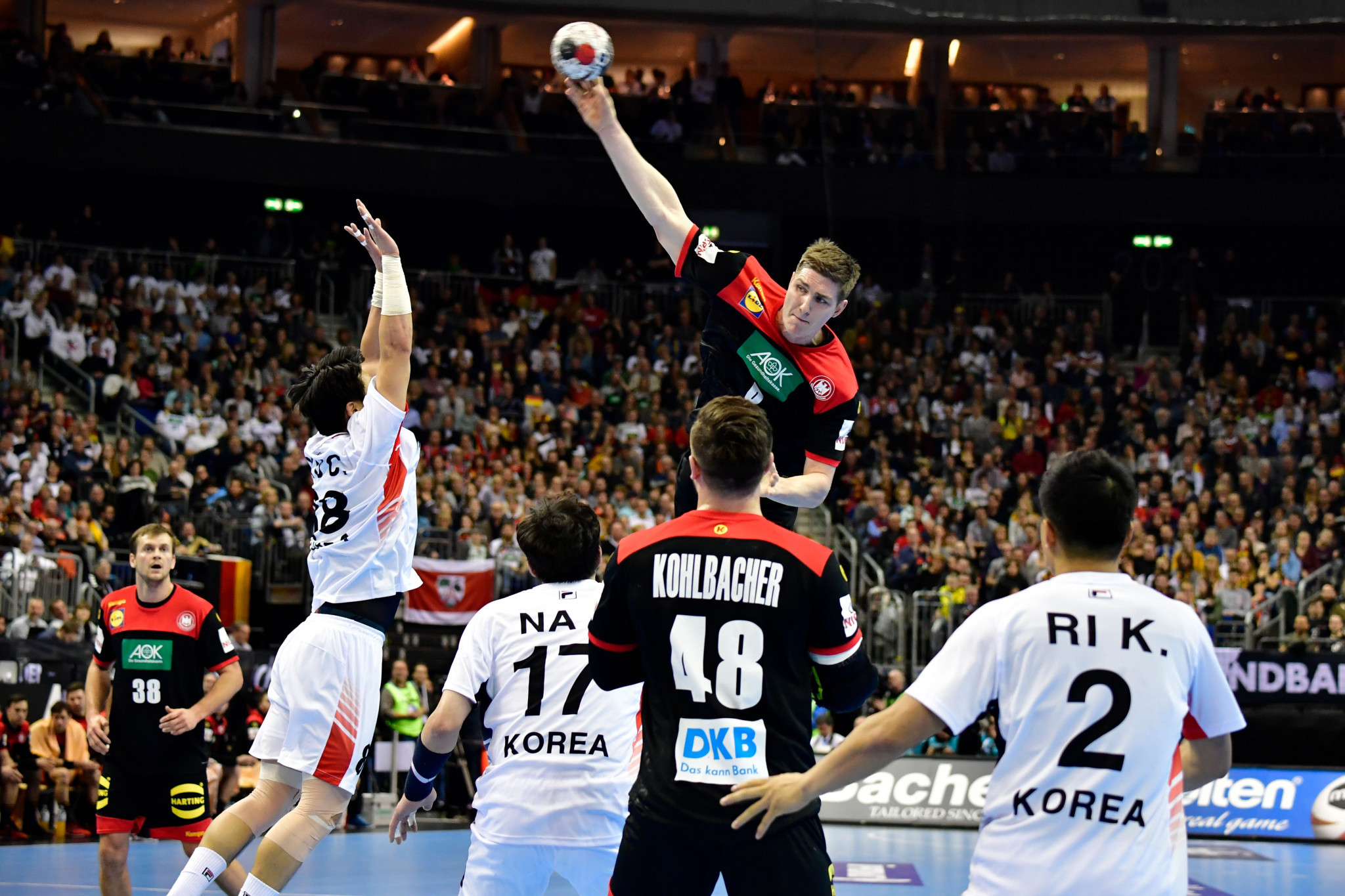 Hosts Germany beat Unified Korea in front of Bach to begin 2019 IHF Men's Handball World Championship