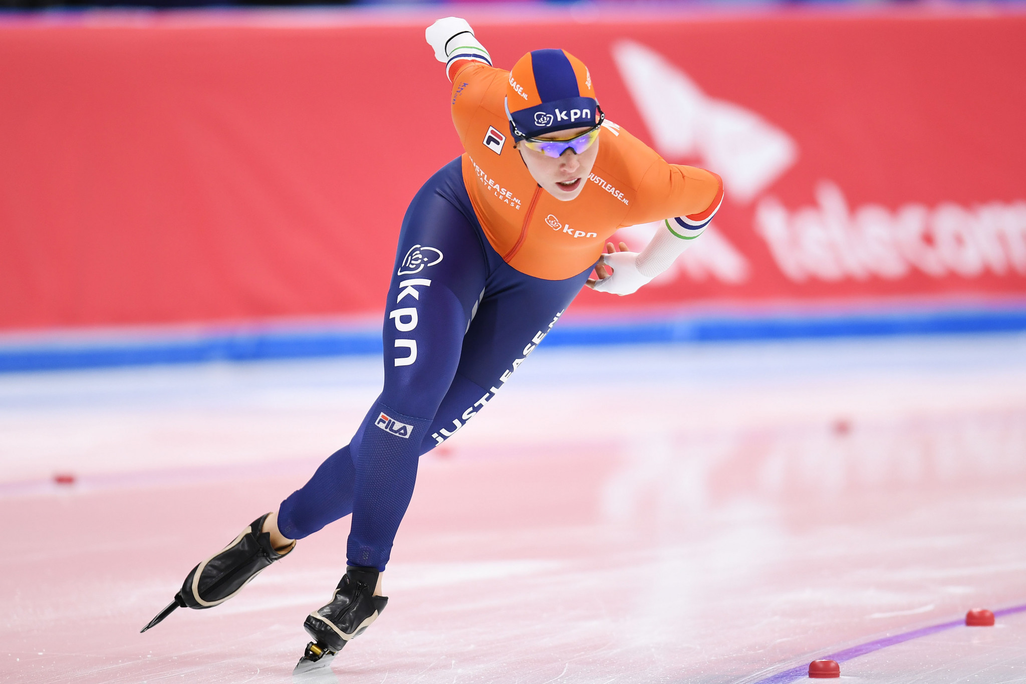 Dutch skater Antoinette de Jong qualified fastest today in the women's 500m and 3,000m allround at the European Speed Skating Championships in Collalbo ©Getty Images