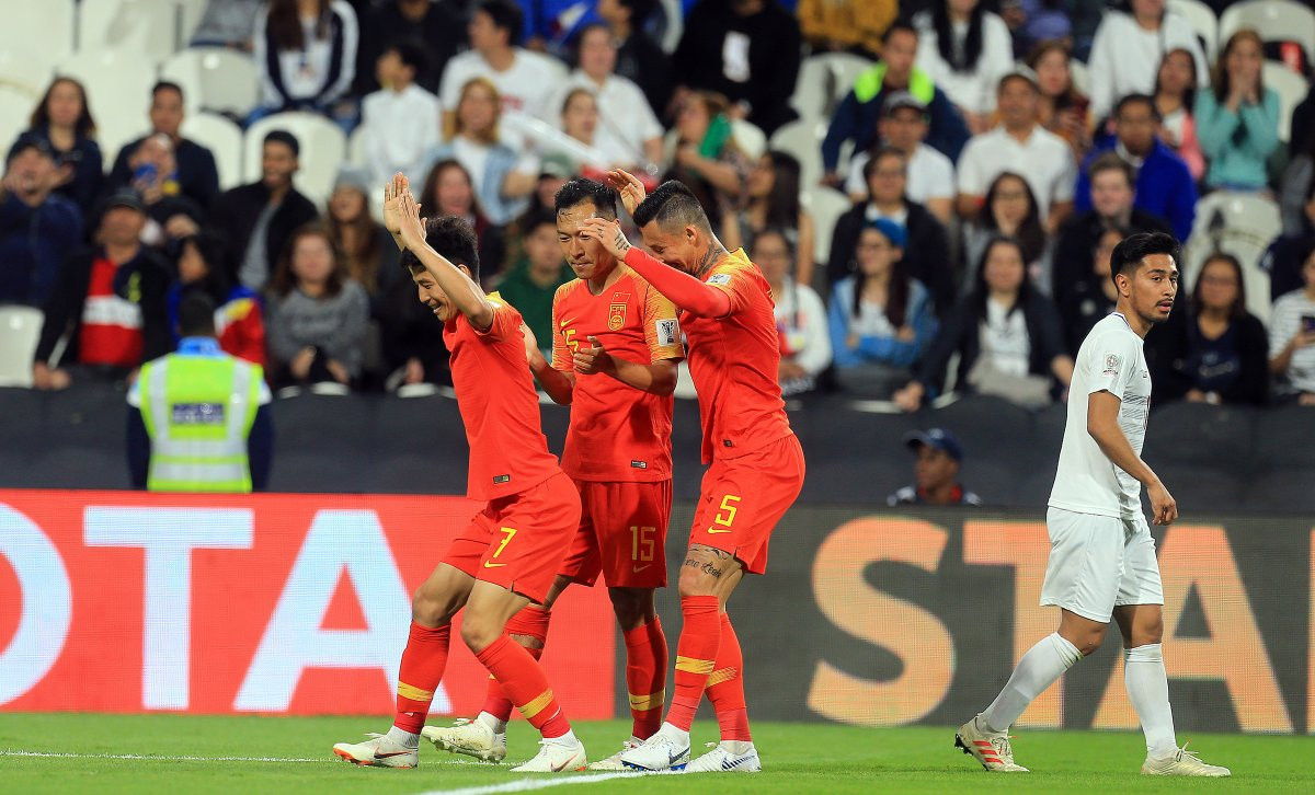 China have ensured their place in the round of 16 at the AFC Asian Cup with a 3-0 win over the Philippines ©AFC