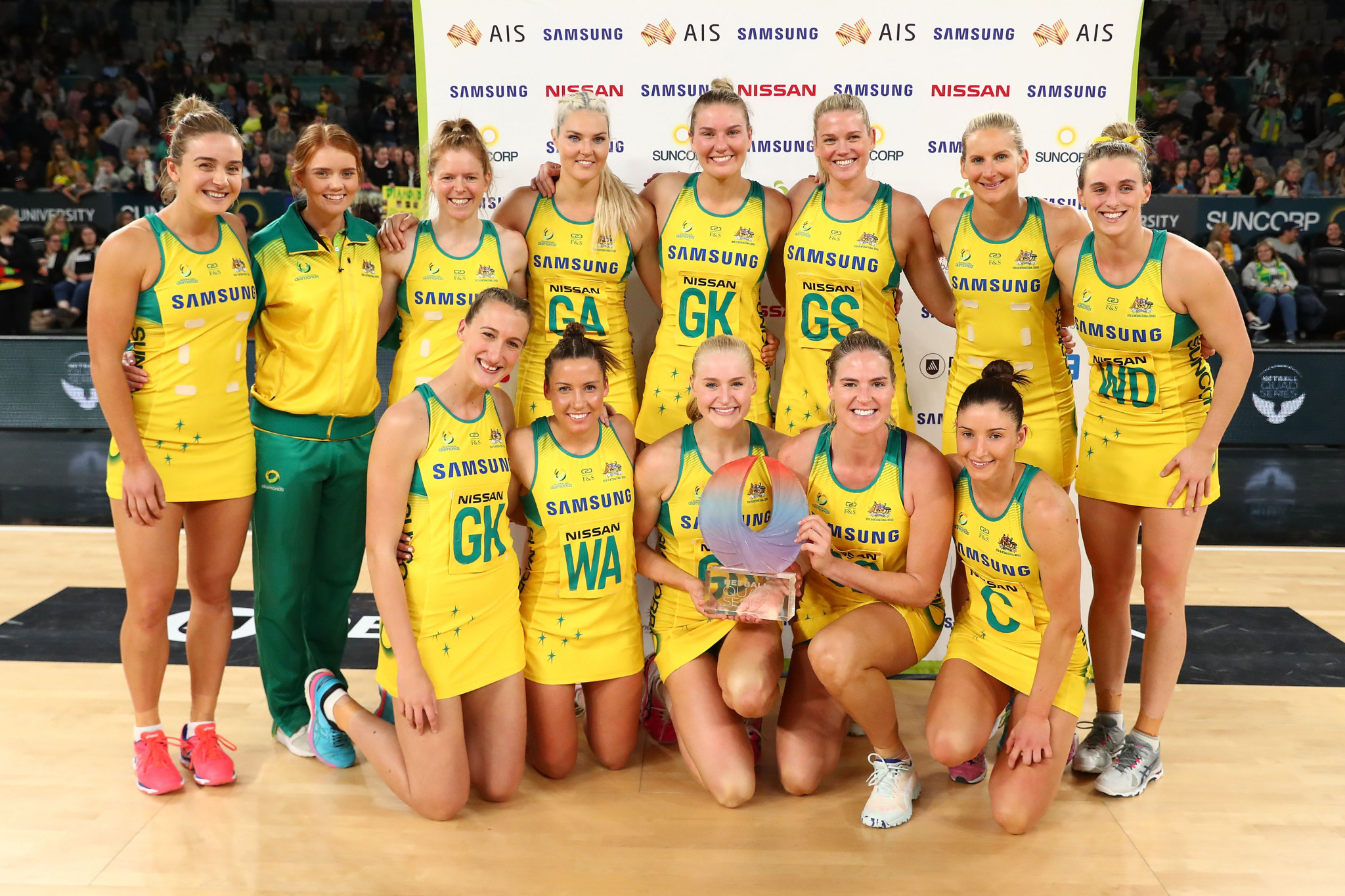 Australia will look to defend their Quad Series title when the competition begins tomorrow in Liverpool ©Getty Images