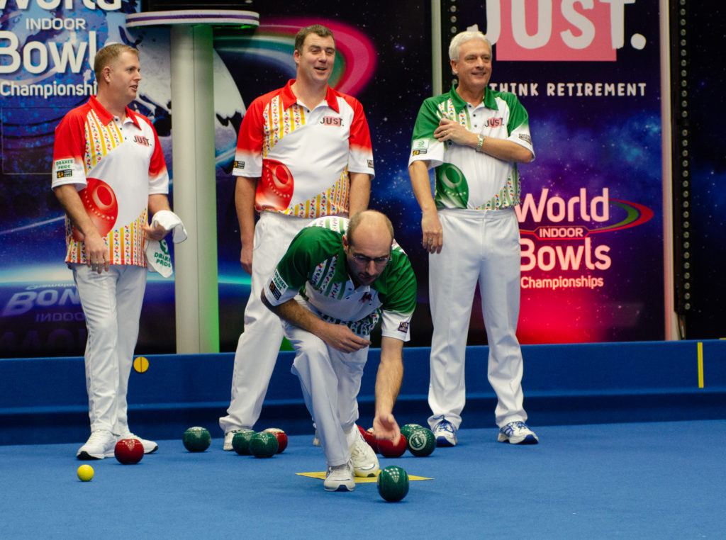 Mark Royal and Andy Thomson have advanced into the pairs semi-finals at the World Indoor Bowls Championships ©World Bowls Tour