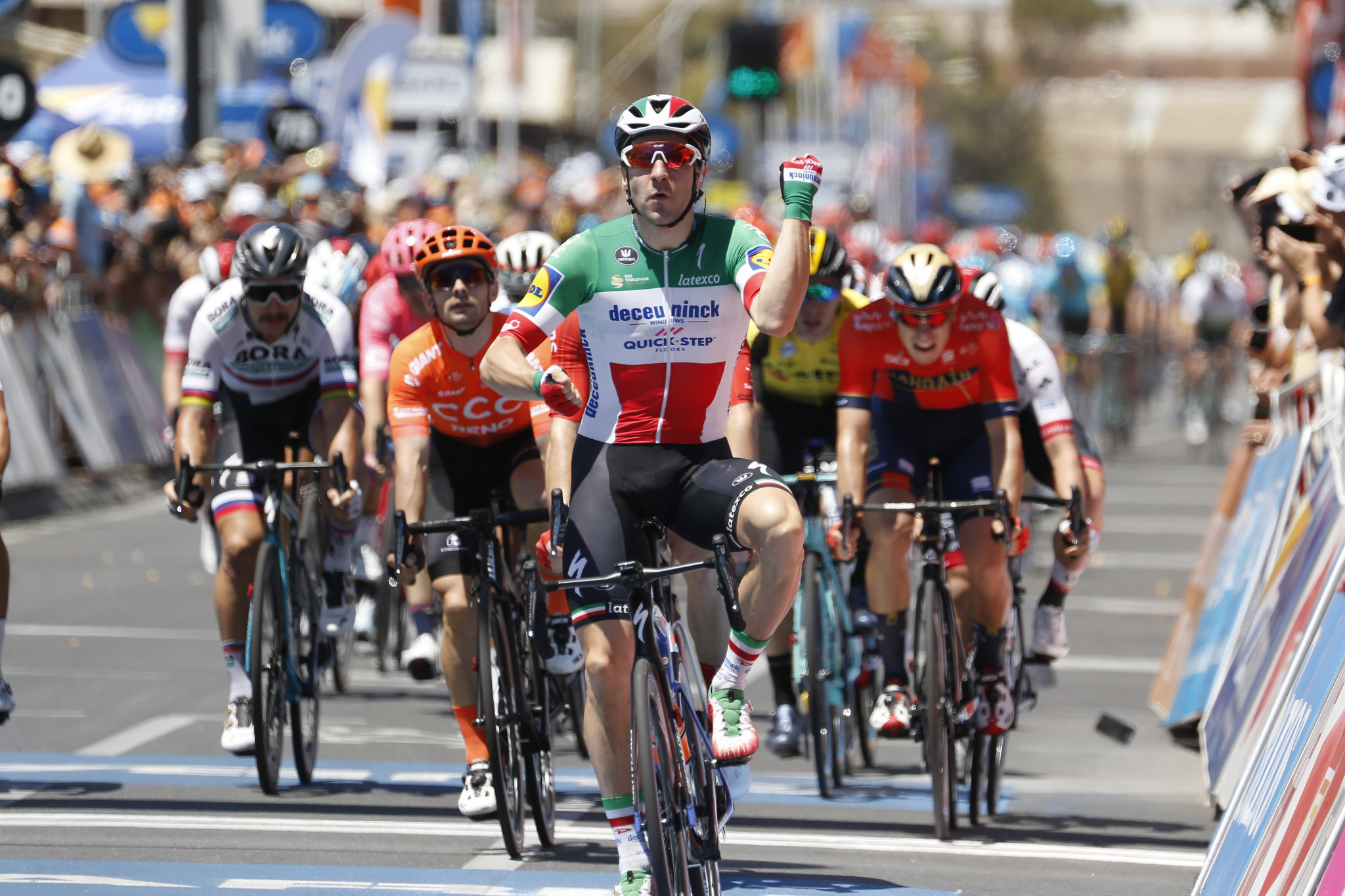 Viviani sprints to opening stage win at Tour Down Under