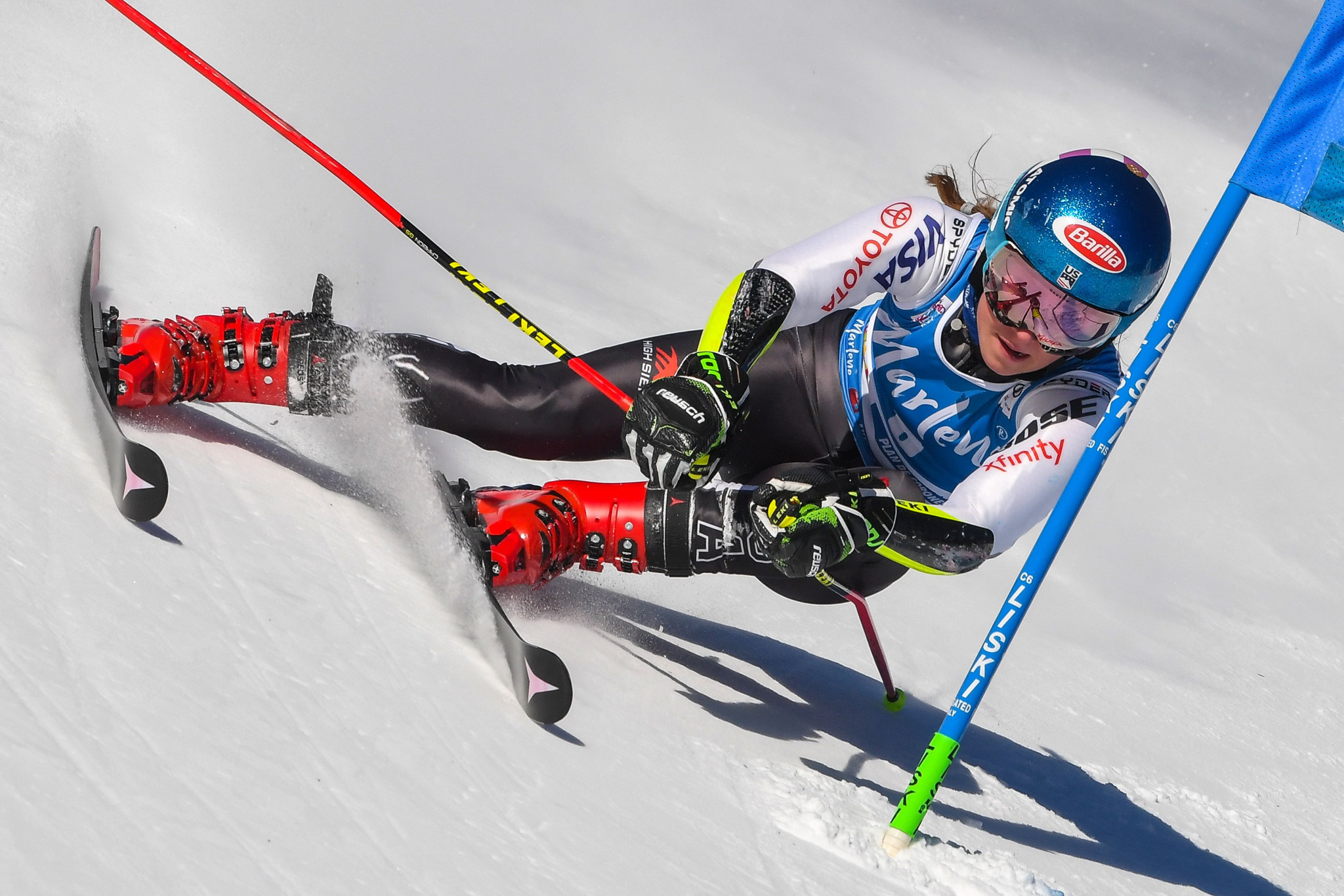 Mikaela Shiffrin converted her considerable first run lead to claim her 53rd World Cup victory ©Getty Images