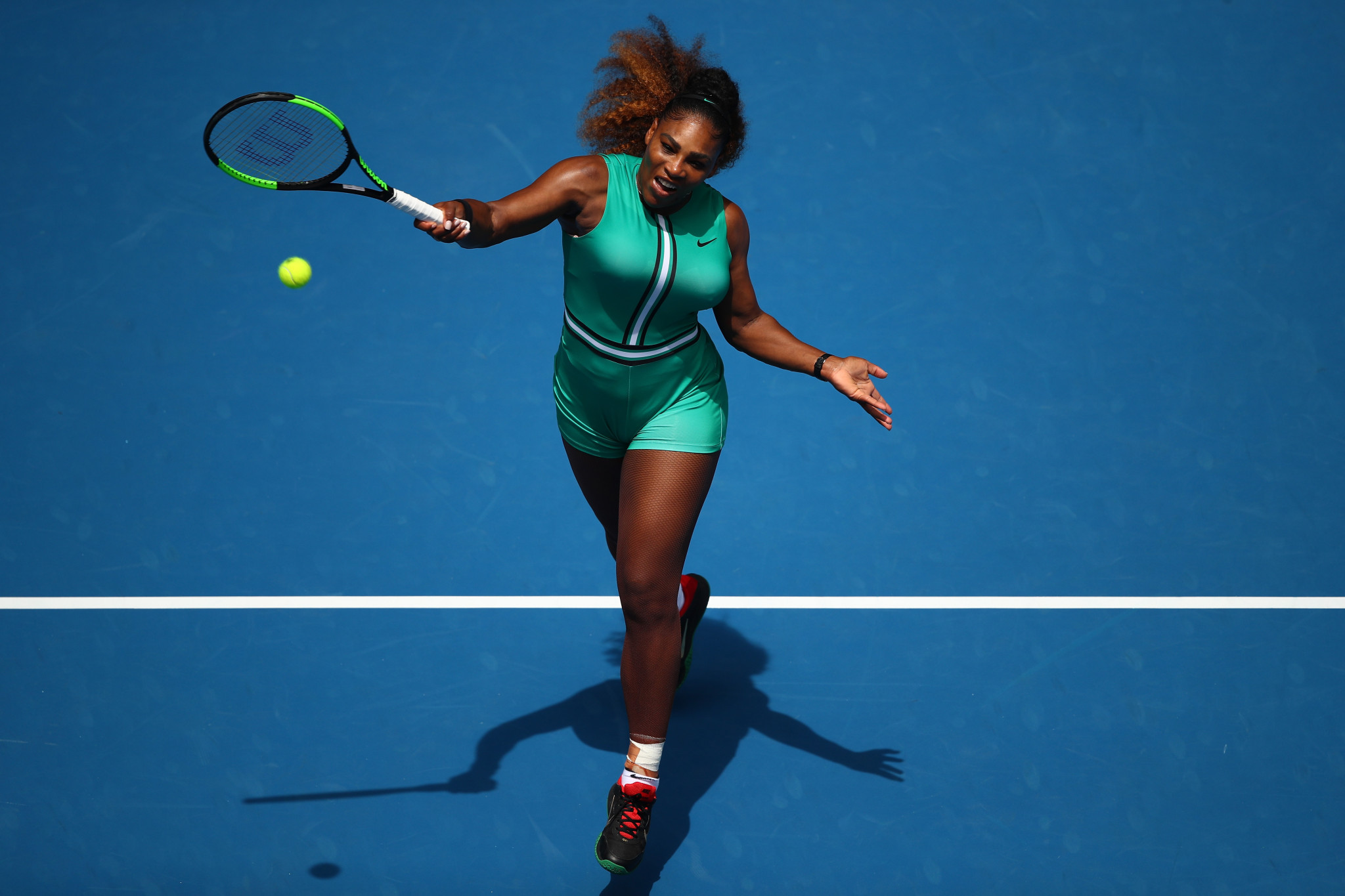Serena Williams earned a straight sets win in less than one hour ©Getty Images