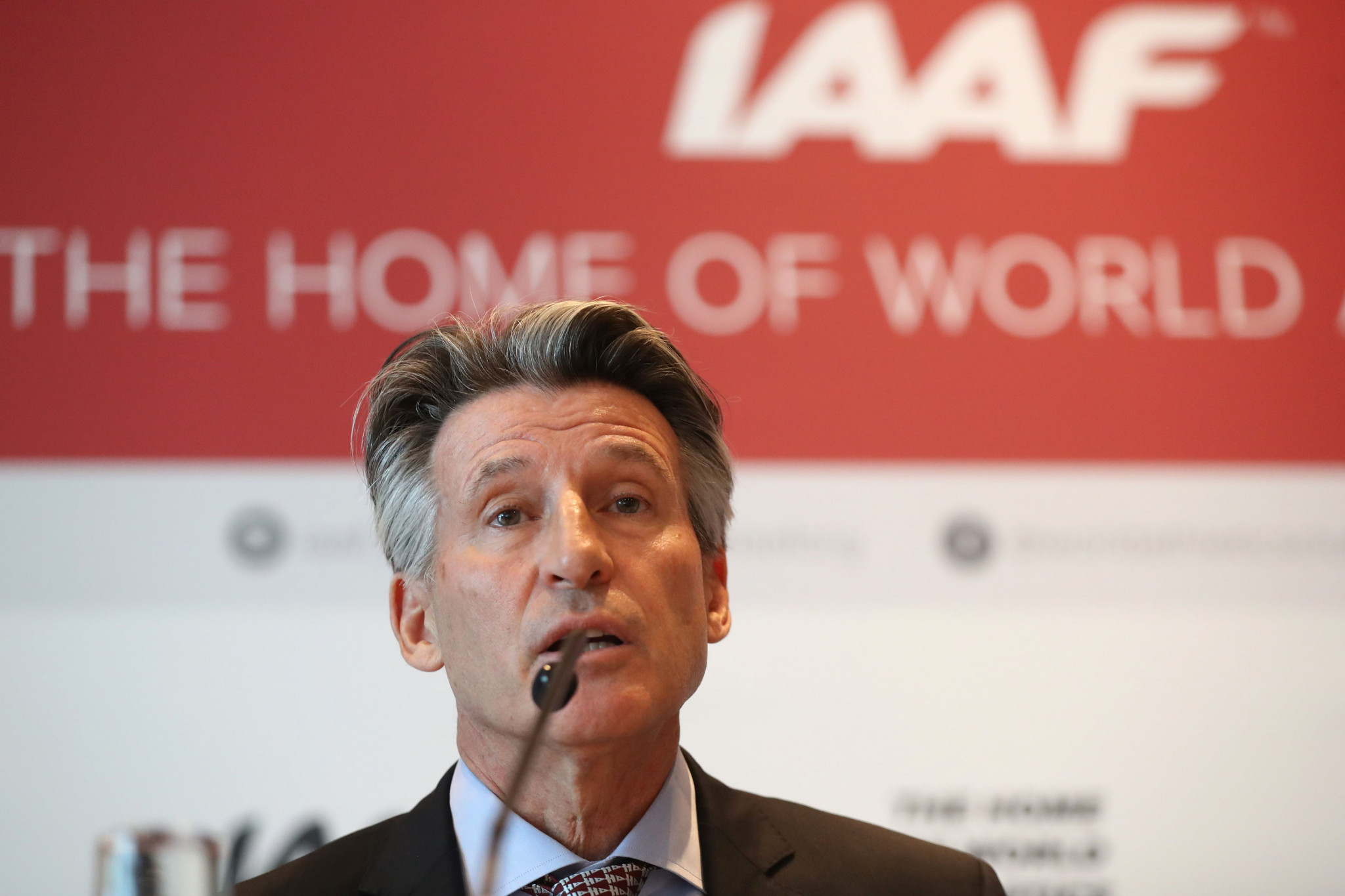 The IAAF, whose President is Sebastian Coe, issued updated guidelines for Russians looking to compete under authorised neutral athlete status last month ©Getty Images