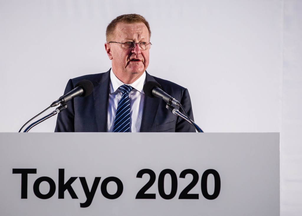 Tokyo 2020 going from "strength to strength" says Coates despite stadium and logo controversies 