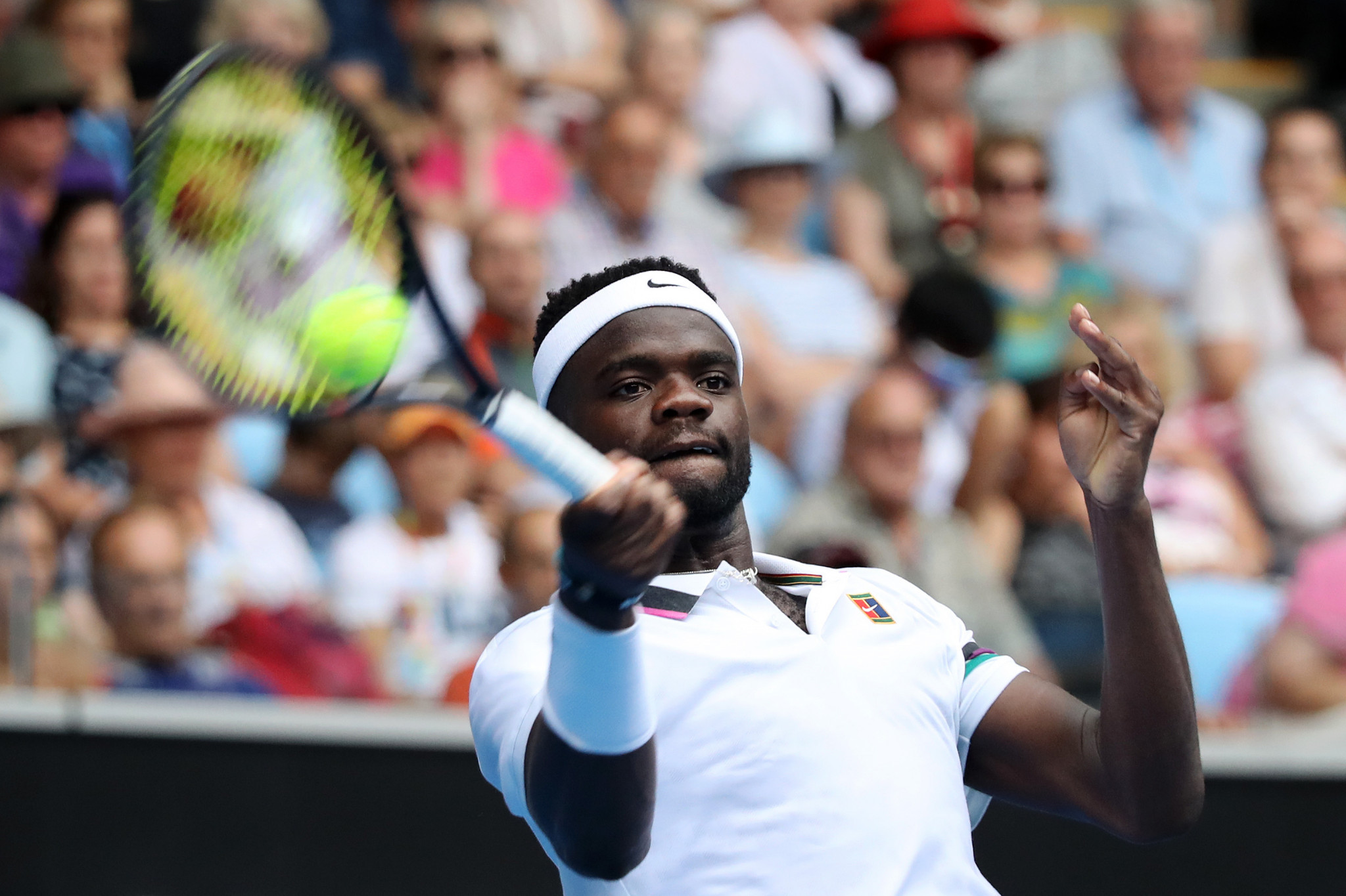 American Frances Tiafoe fought back from a set down to beat last year's Wimbledon finalist ©Getty Images