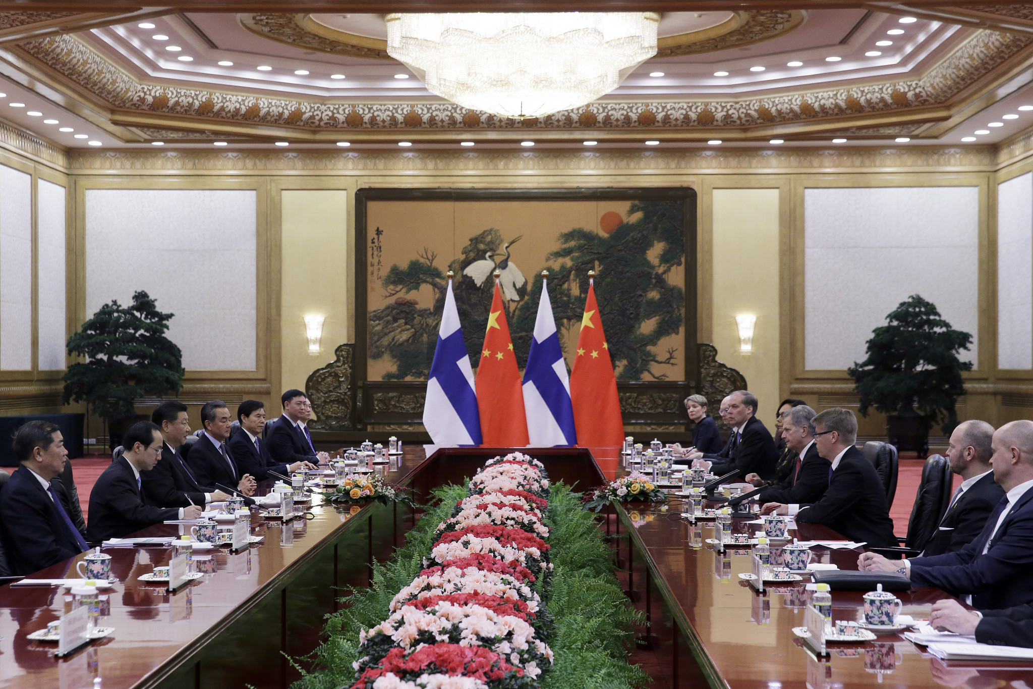 Finnish President Sauli Niinistö visited Beijing this week ©Getty Images