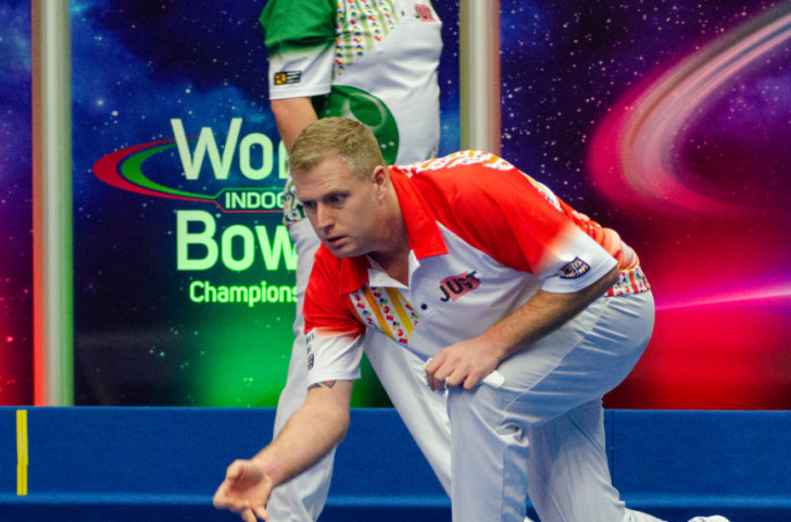 Robert Paxton, twice a silver medallist in the open singles at the World Indoor Bowls Championships, earned another final appearance today in Norfolk ©World Bowls