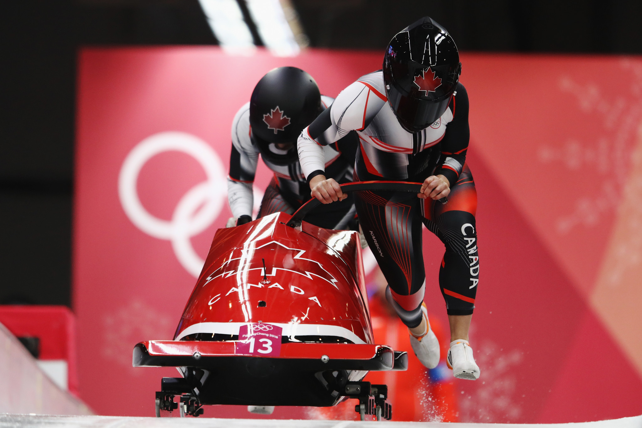 Canada's Melissa Lotholz finished seventh at the Pyeongchang 2018 Winter Olympics as a push athlete, alongside pilot Kaillie Humphries ©Getty Images