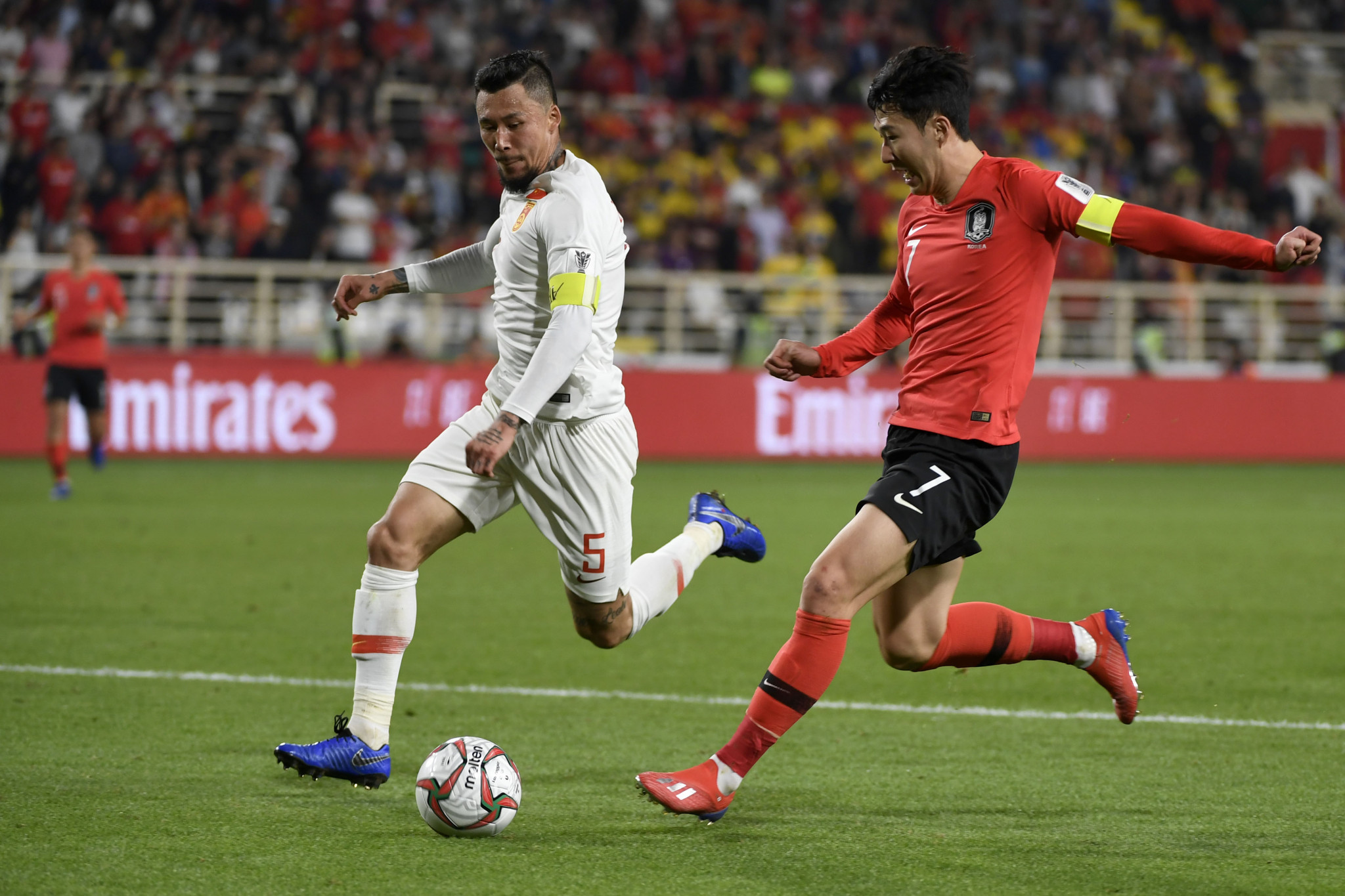 South Korea were boosted by the addition of Son Heung-min to the team, with the striker captaining his side to a 2-0 victory over China at the AFC Asian Cup ©Getty Images