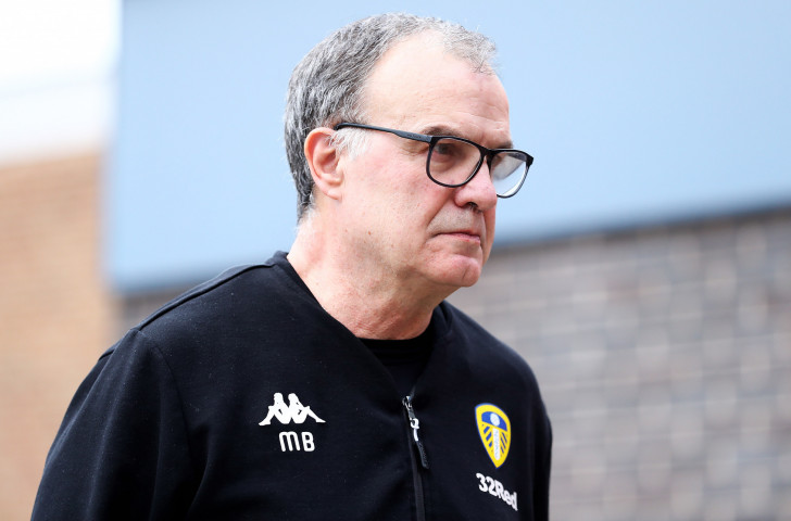Leeds United's head coach Marcelo Bielsa, at the centre of an investigation for detailing an employee to spy on a Derby County closed training session, moved spectacularly onto the front foot yesterday ©Getty Images