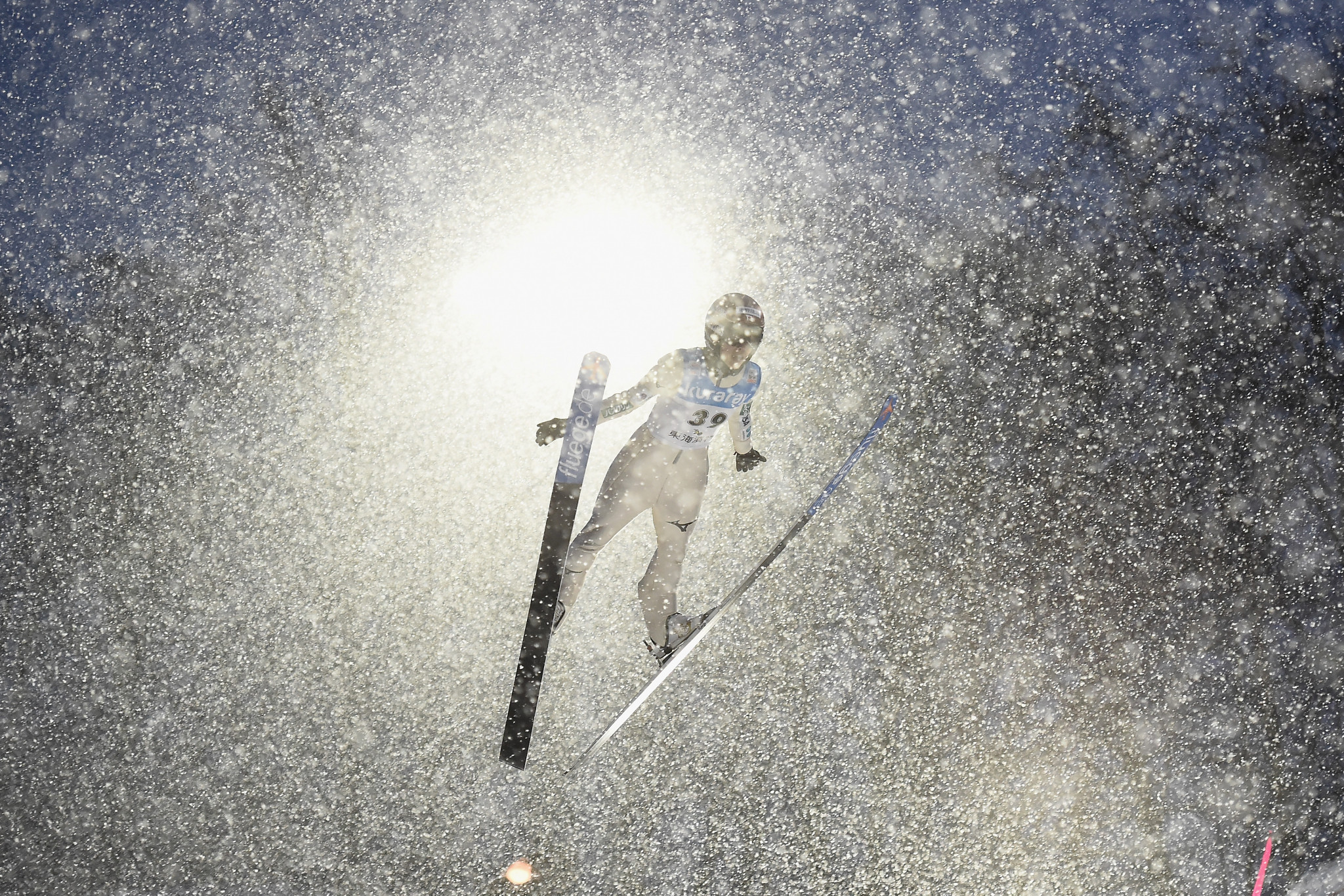 Qualifying action at the FIS Ski Jumping World Cup in Zao had to be postponed due to strong winds and heavy snowfall ©Getty Images