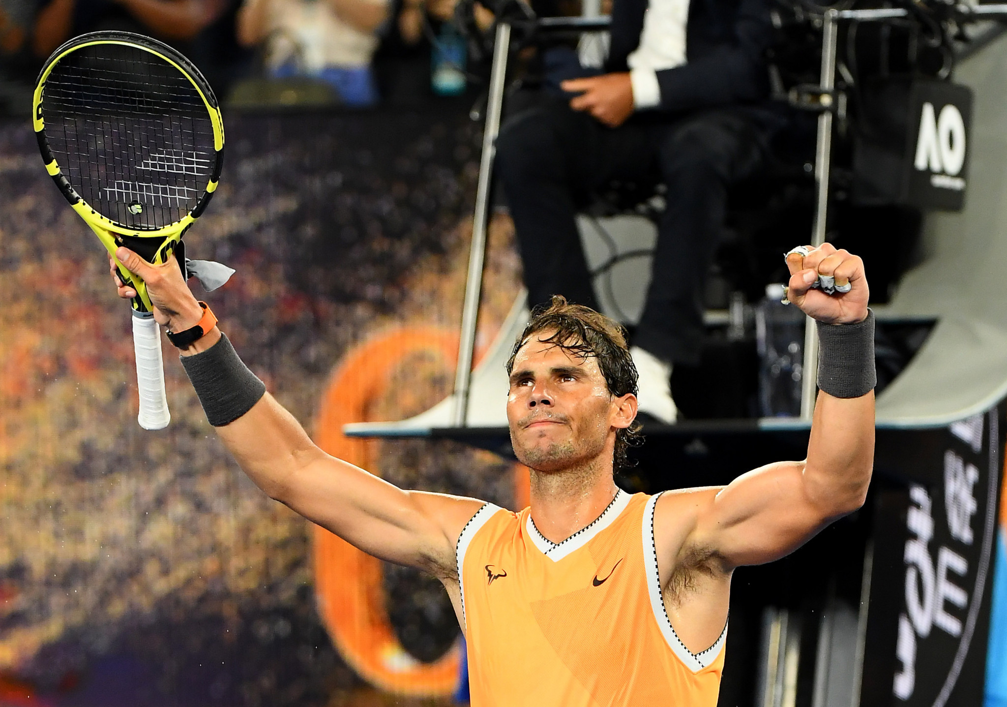 Rafael Nadal proved too strong as the second seed earned a straight sets win ©Getty Images