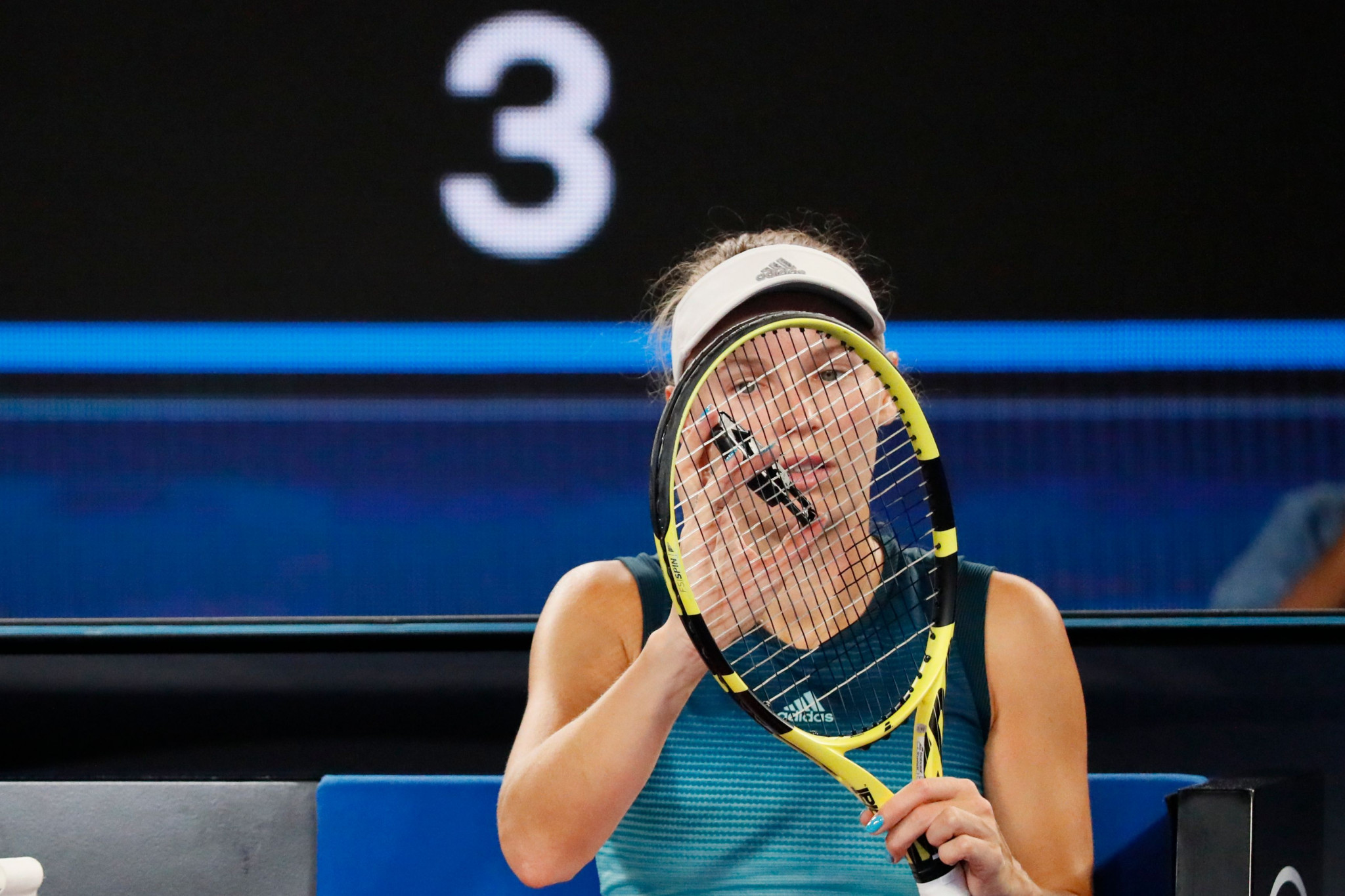 The Russian overcame defending champion Caroline Wozniacki ©Getty Images