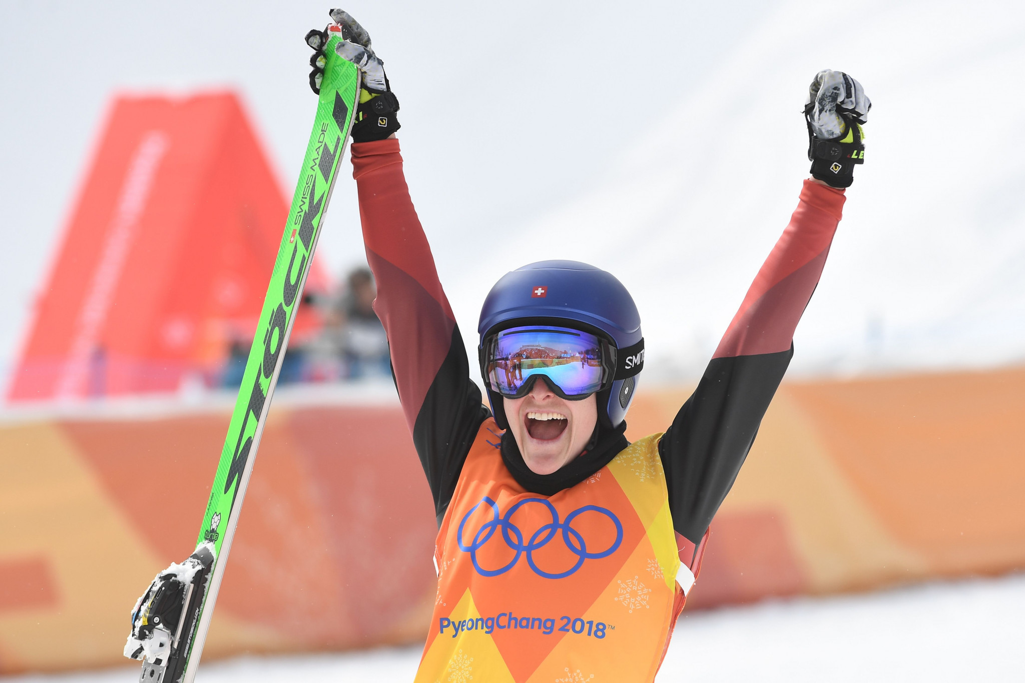 Switzerland’s Fanny Smith was the strongest performer in women’s qualification at the FIS Ski Cross World Cup in Idre Fjall ©Getty Images