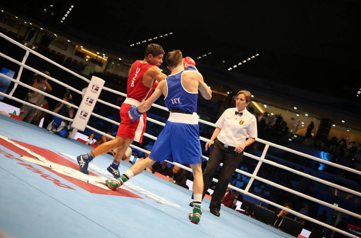 Conlan beat Uzbekistan's Murodjon Akhmadaliev by unanimous decision ©AIBA/Facebook