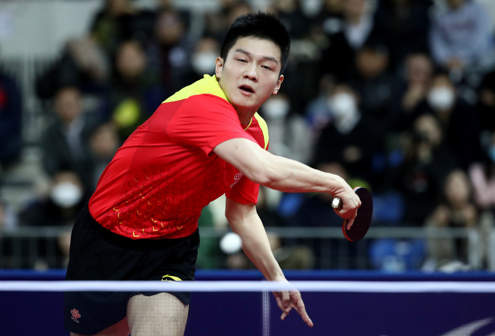 China's Fan Zhendong remains on course to retain the men's singles title ©Getty Images