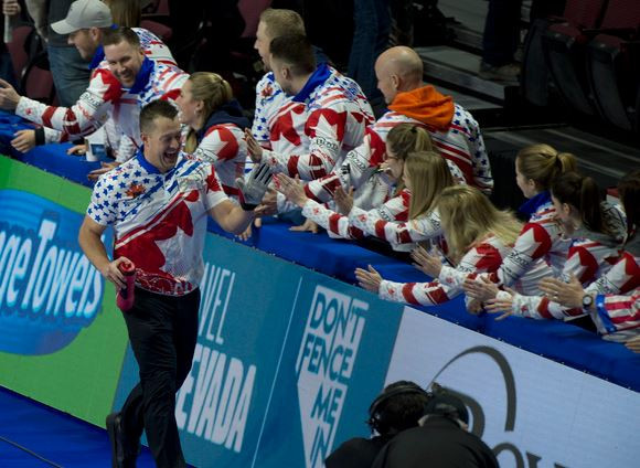 Team North America gained their first wins today at the Continental Cup of Curling ©Continental Cup of Curling 