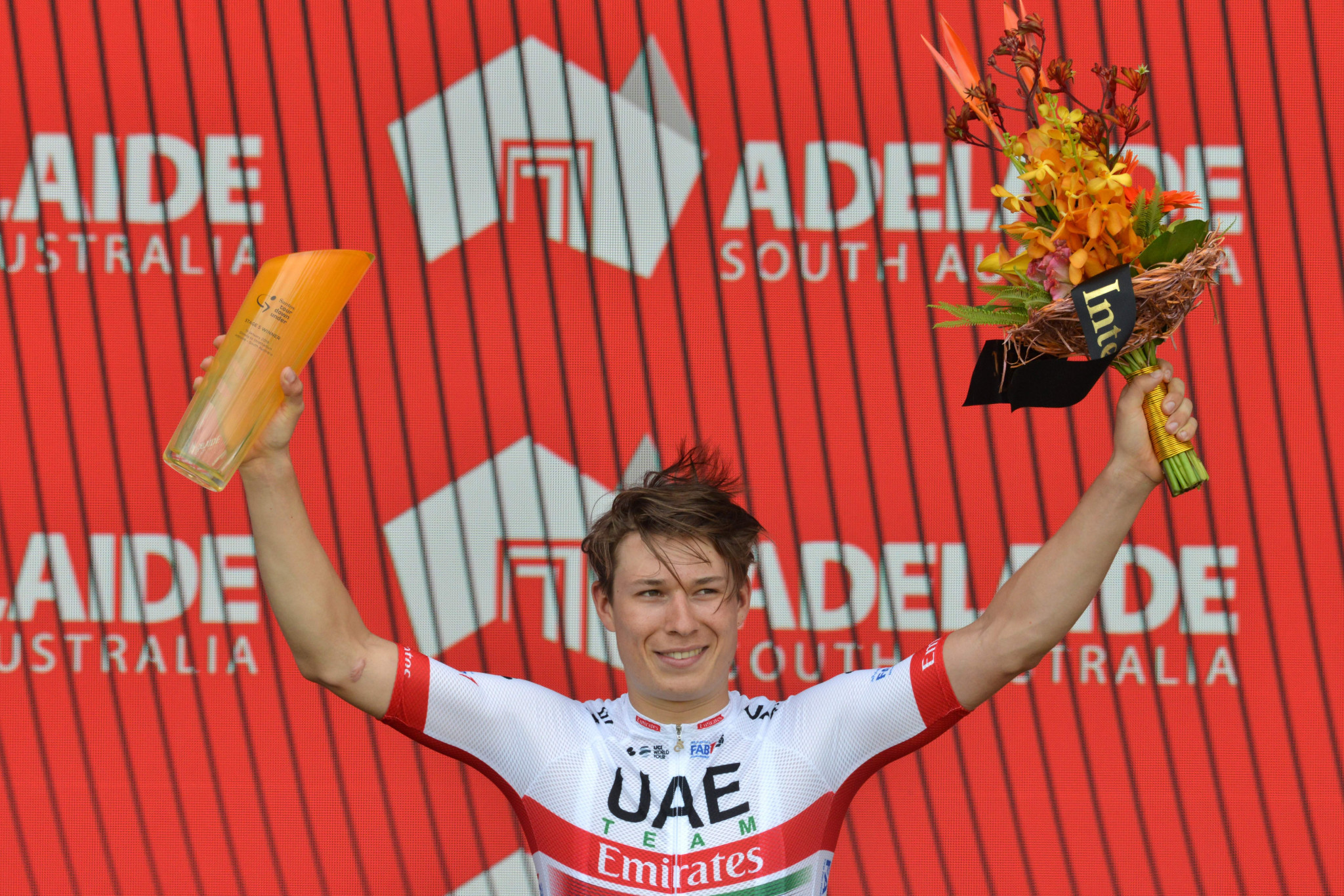 Philipsen awarded stage five win at Tour Down Under after Ewan controversially relegated