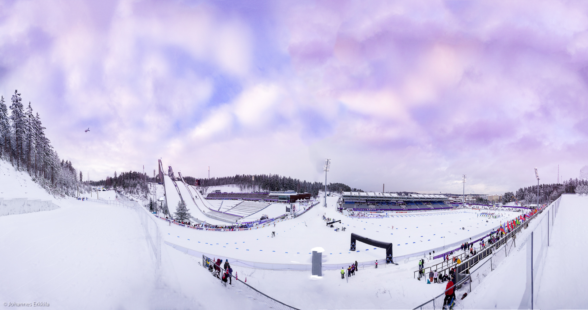 Organisers have reported a positive snow control for the event in Lahti ©Lahti 2019