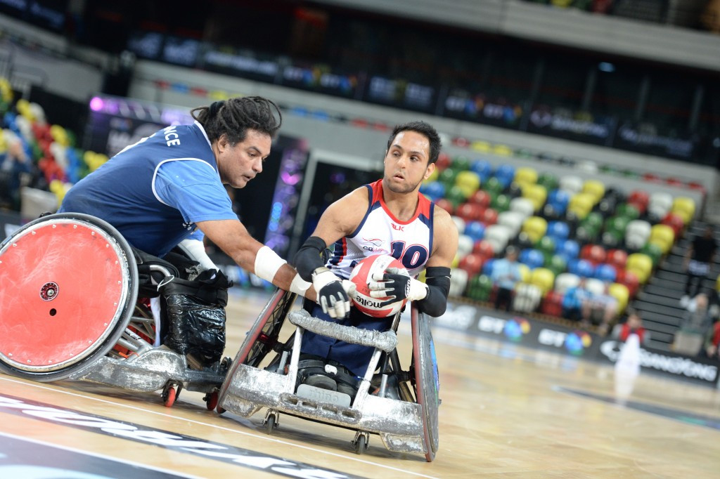 Ayaz Bhuta describes wheelchair rugby as 
