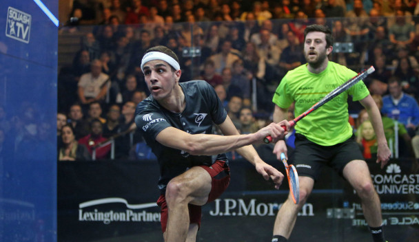 Egypt's Ali Farag is through to the quarter-finals in the men's event ©PSA