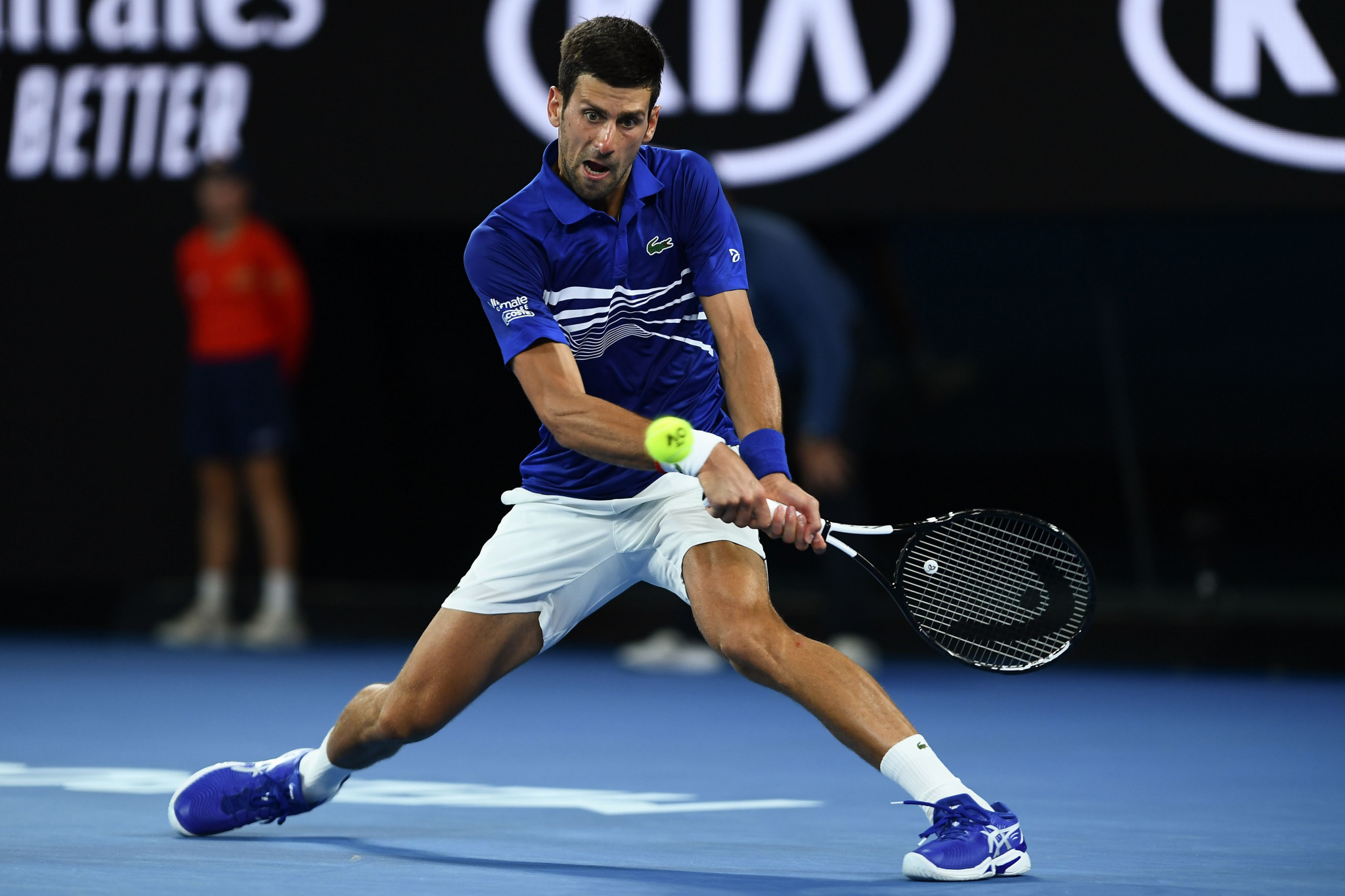 Novak Djokovic beat Daniil Medvedev in four sets in the men's singles event ©Getty Images