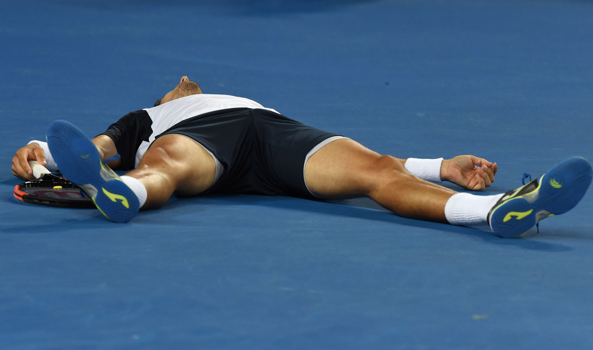 Pablo Carreno Busta showed exhaustion during the five set match with Nishikori ©Getty Images