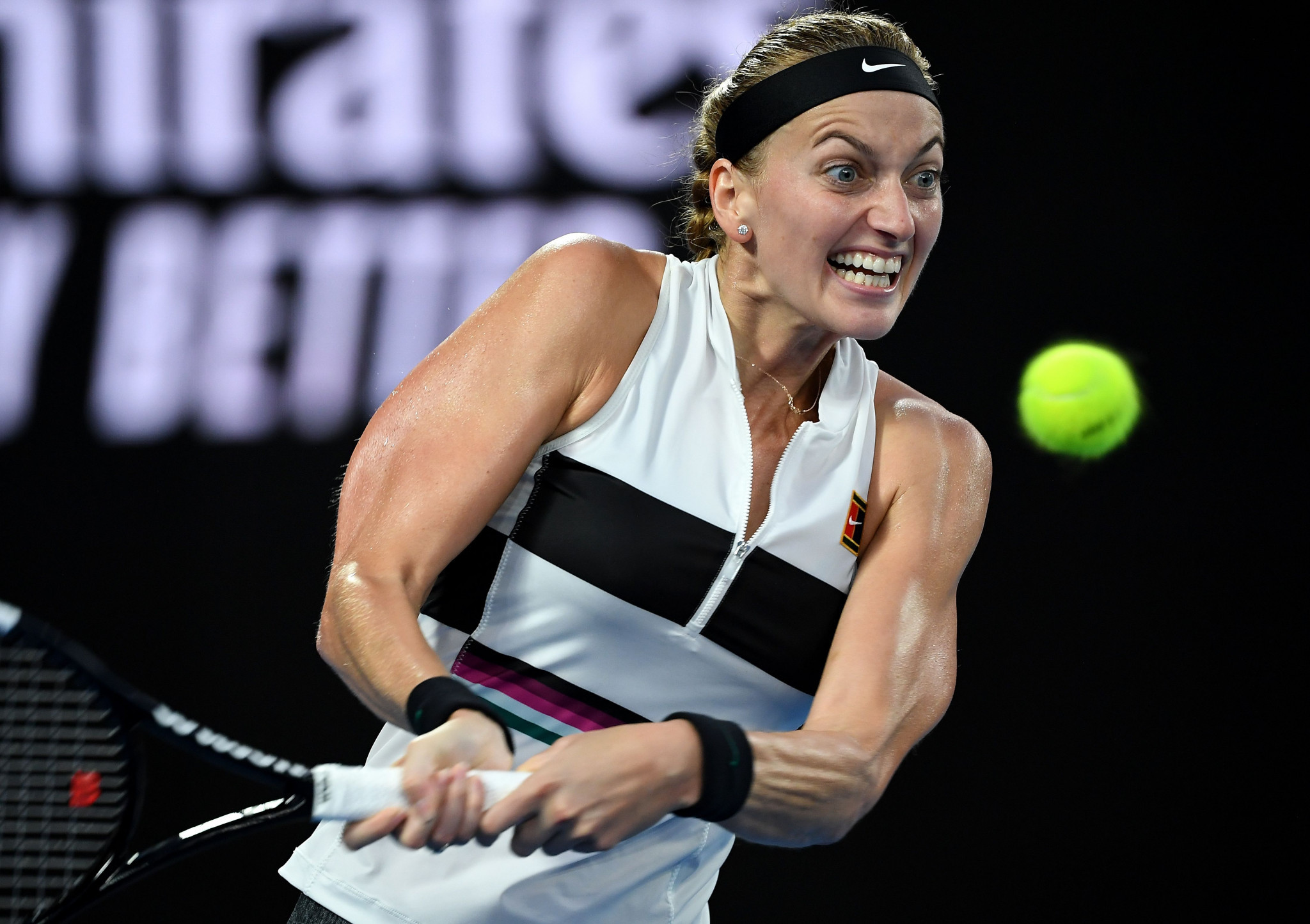 Petra Kvitova impressed during her quarter-final ©Getty Images