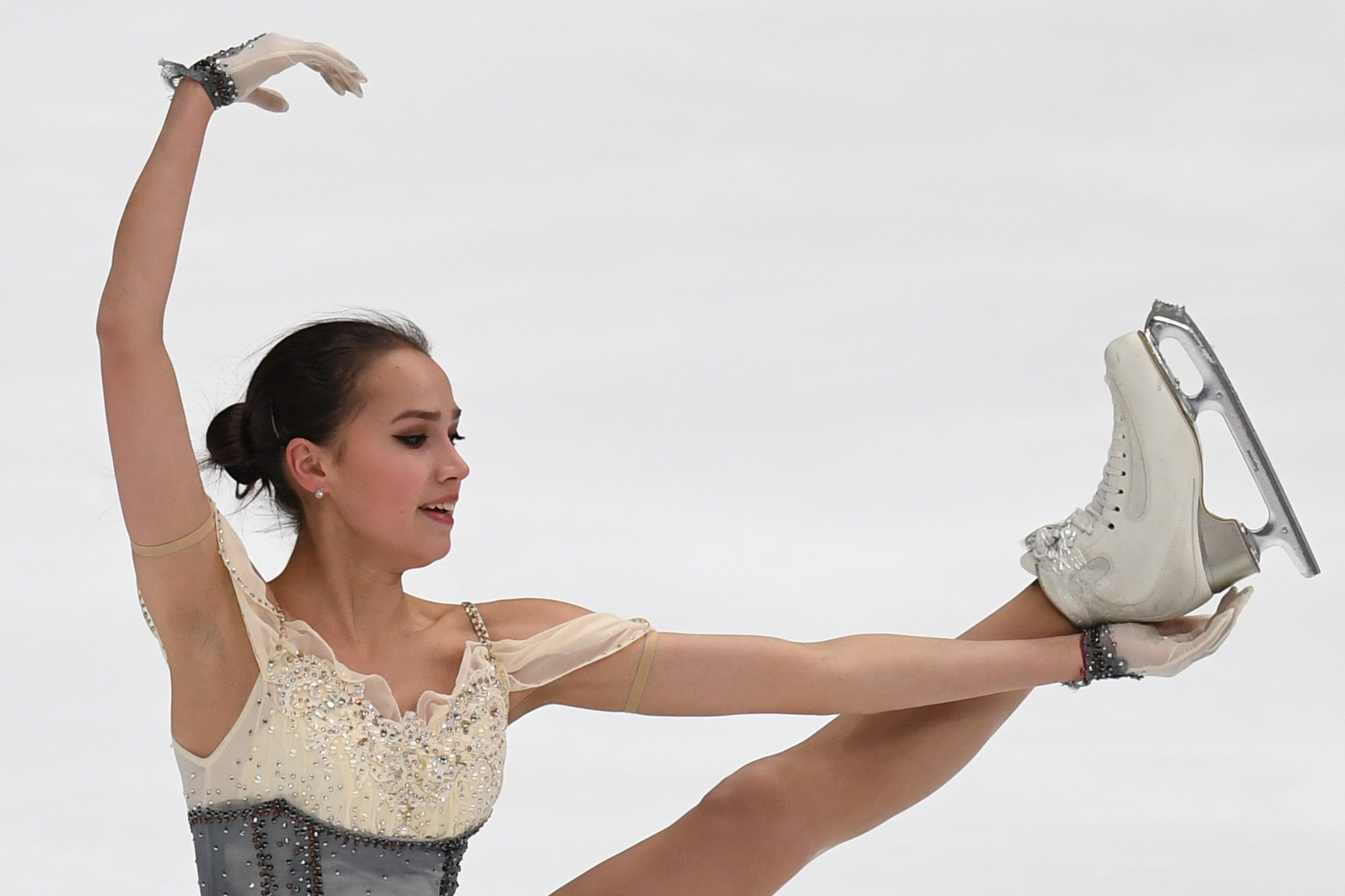 Russia's Alina Zagitova will aim to defend her ladies title ©Getty Images