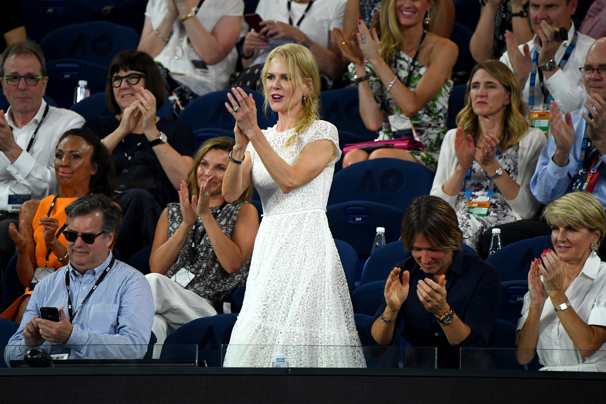 Australian actor Nicole Kidman was among the spectators ©Getty Images